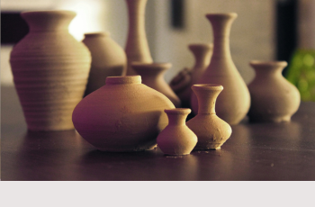 Clay pots